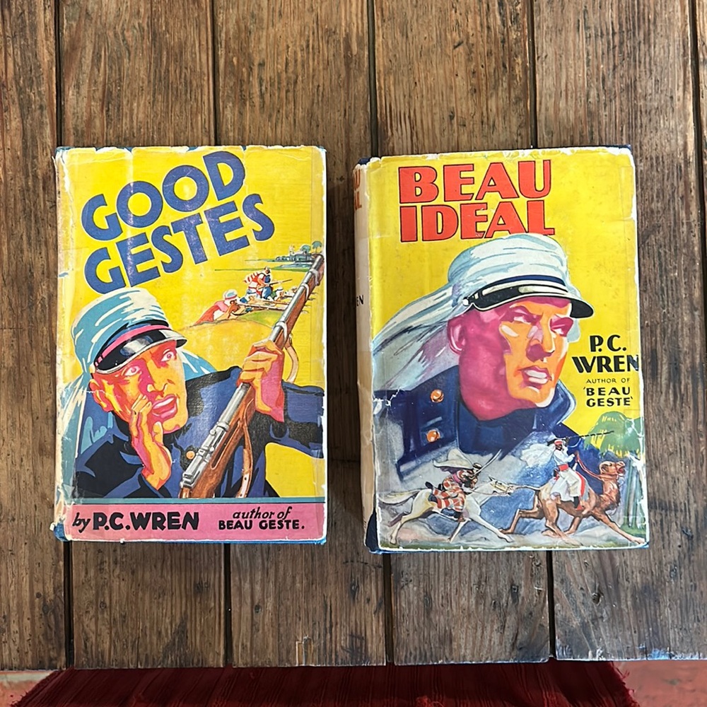 2 Antique books "Good Geste" and "Beau Ideal" circa 1929